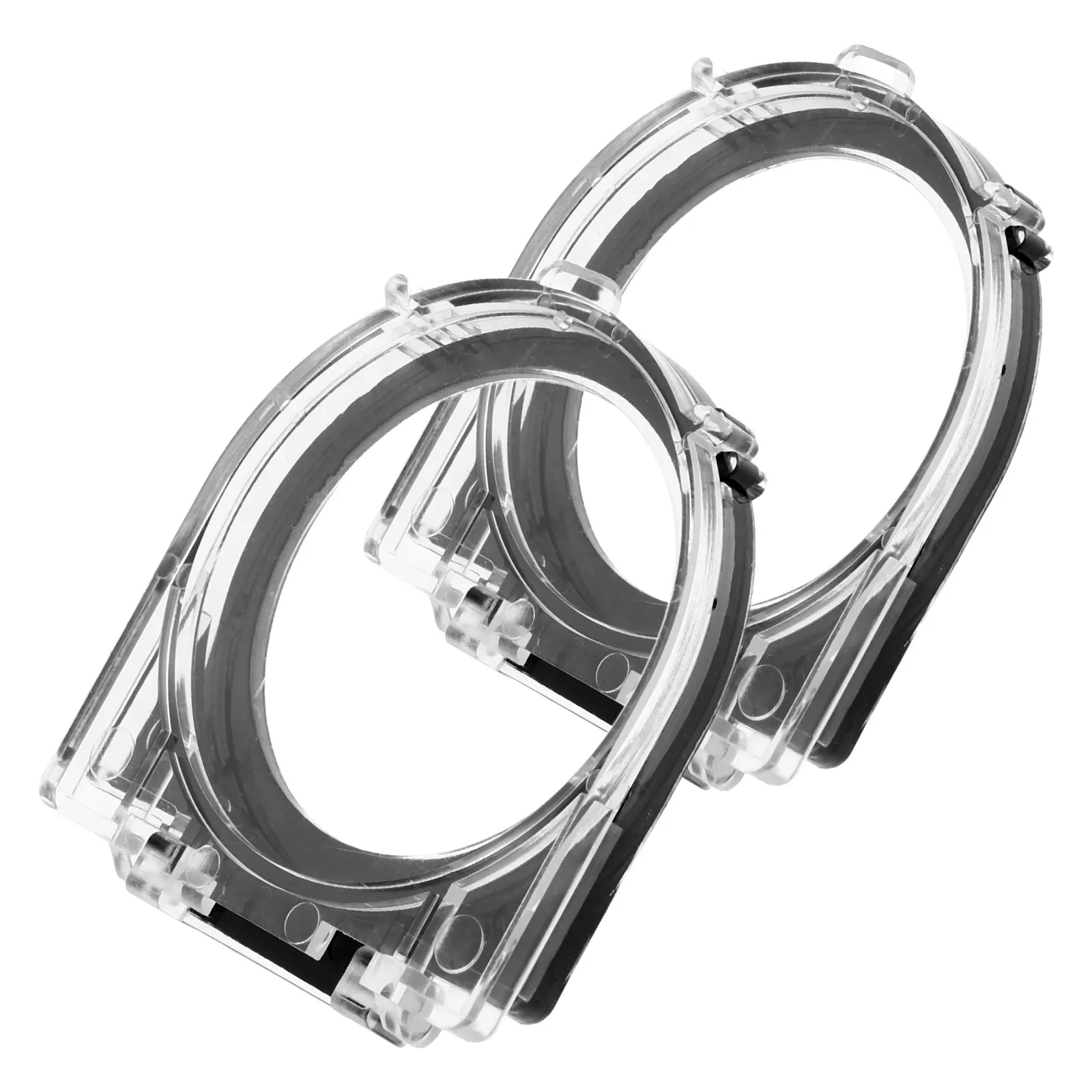 2Pcs Elevator Button Protector Clear Plastic Power Switch Cover Adhesive Safety Push Button Guard for Computer Washing Machine