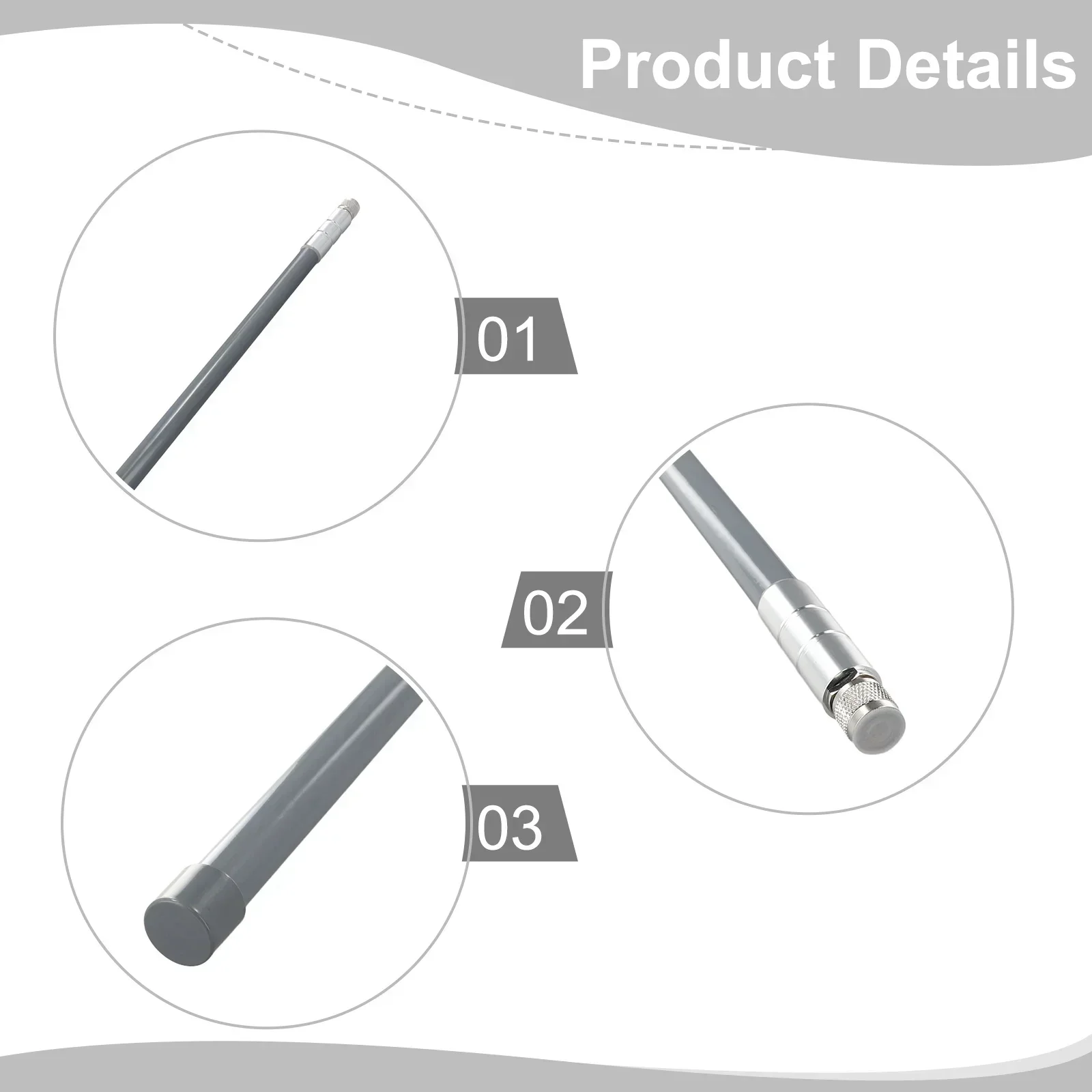 

Durable Antenna Kit For Helium 868-915MHz Fiberglass N Male Connector RG58 Single Core Wire For Agriculture