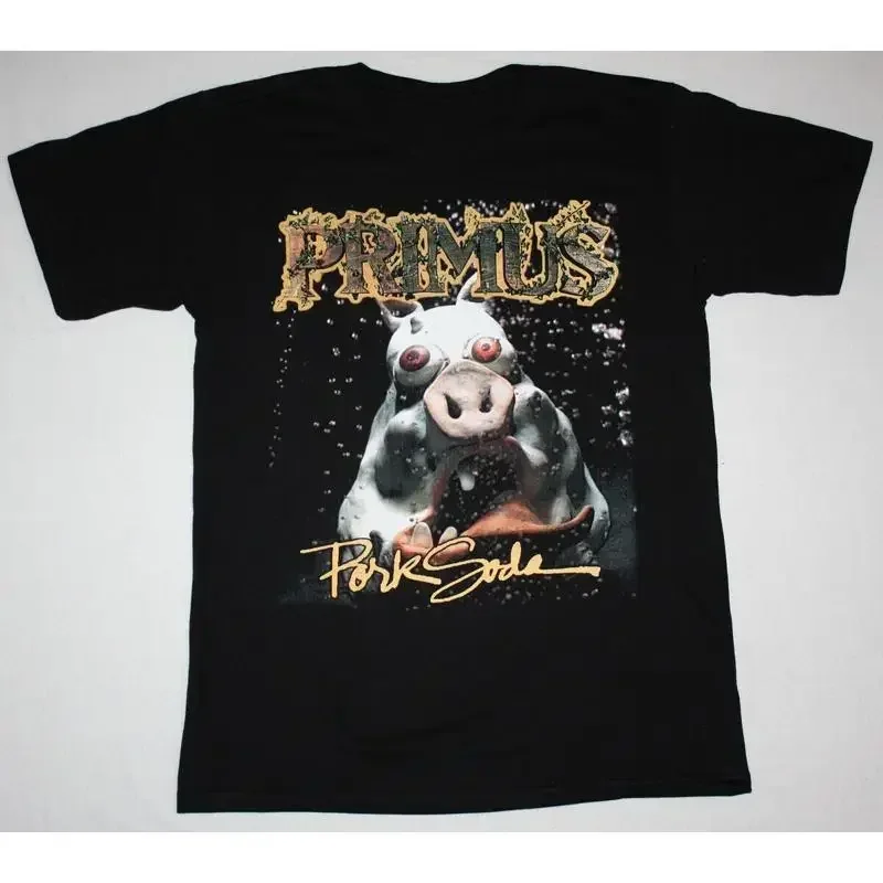 Vintage Primus Album Pork Soda Men T shirt Black Cotton All sizes JJ2666