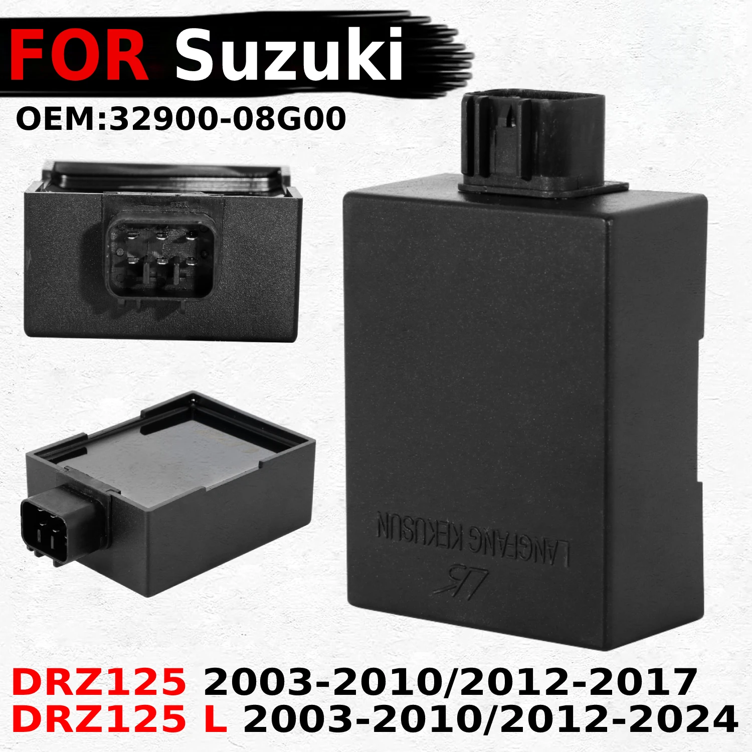 Fits for Suzuki DRZ125 2003-2010/2012-2017 Years and DRZ125 L 2003-2010/2012-2024 Years CDI Box Ignitor Module Unit 32900-08G00