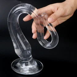 30-60cm Long Anal Toys For Women Vaginal Butt Plug Men Anus Dilator Slim Penis Animal Dildos Female Masturbator Sex Whips Adults