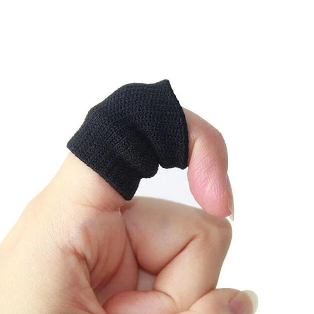 20 Pcs Finger Covers Braces for Volleyball Players Protective Case Practical Sports Sleeves Basketball High Elastic Thumb