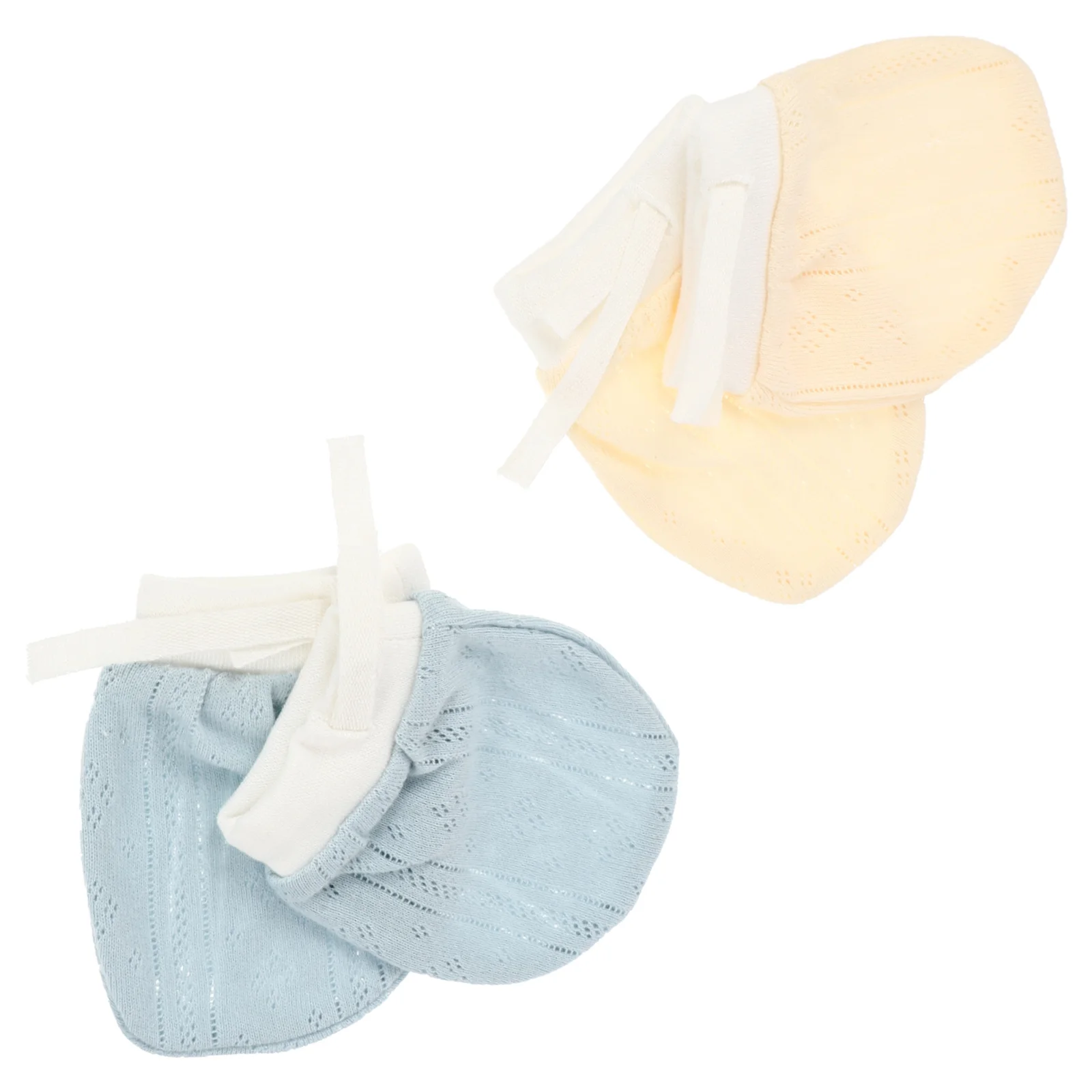 

2 пары детских перчаток против царапин, хлопковые защитные варежки премиум-класса для младенцев, мягкие, удобные, предотвращающие царапины лица, рук