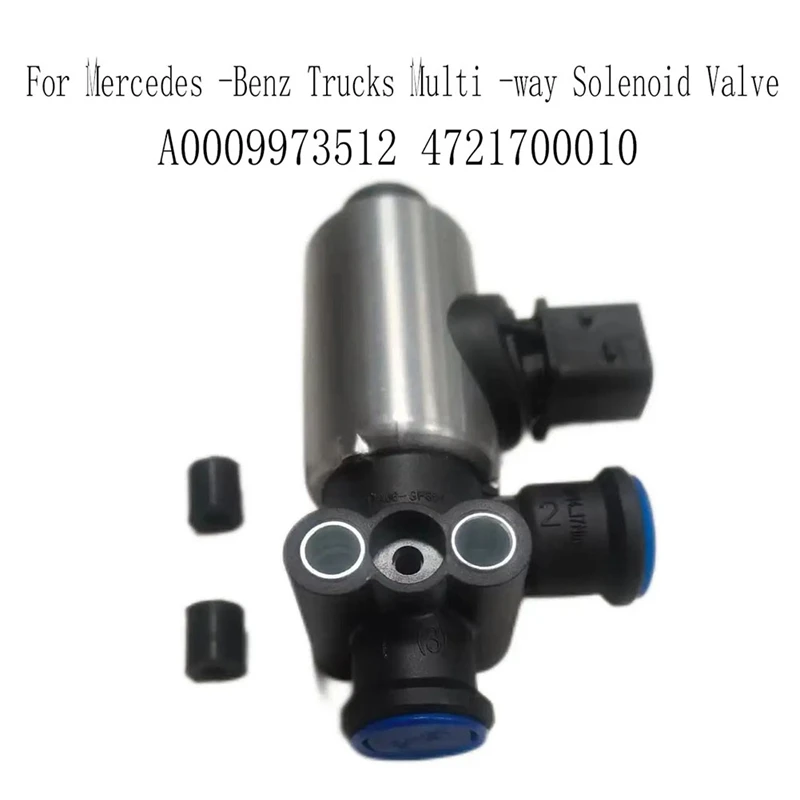 1 PCS Multi-Way Solenoid Valve A0009973512 4721700010 As Shown Metal For Mercedes-Benz Trucks