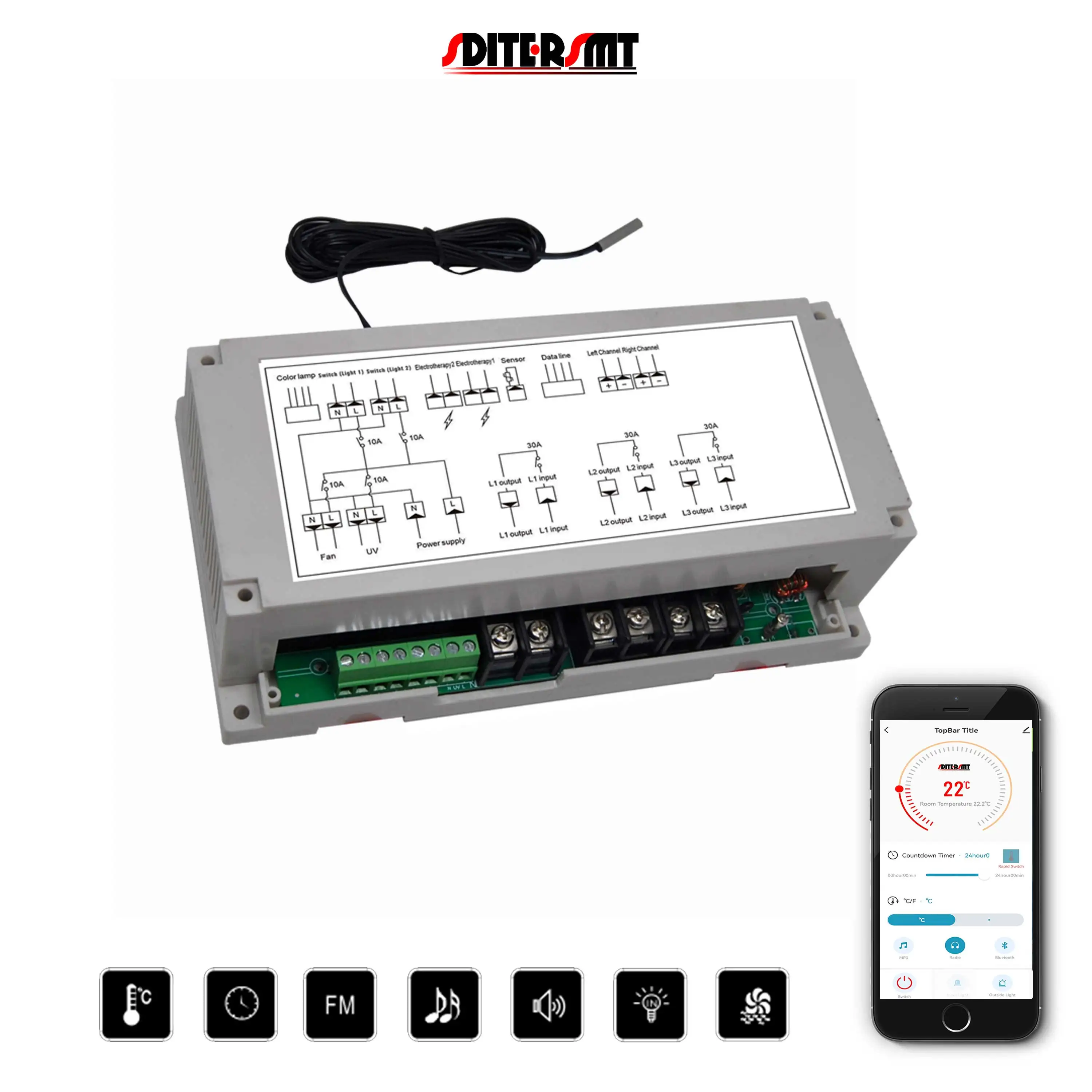 boite-de-controle-de-sauna-boite-de-commande-uniquement