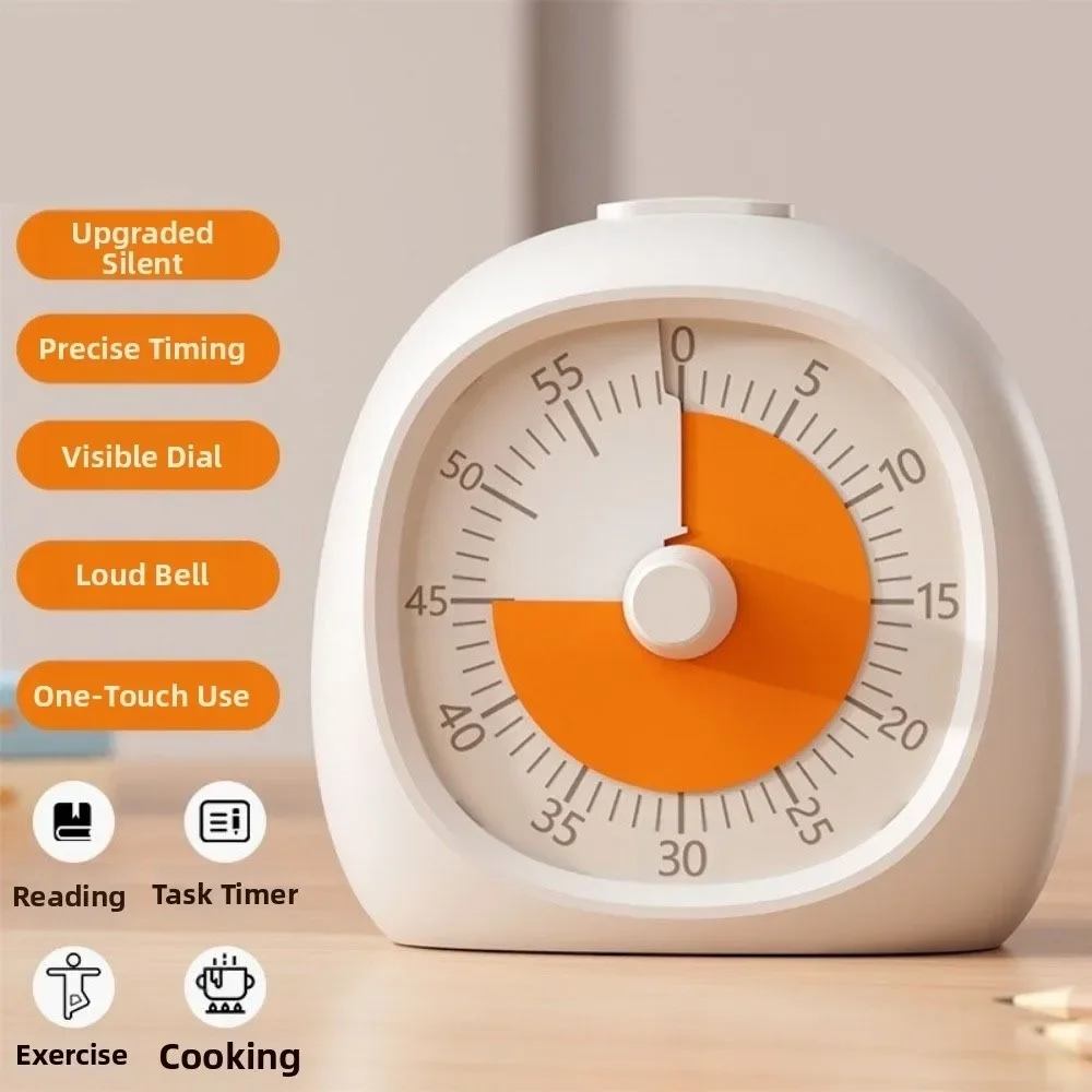 Time Management Visual Timer Self-discipline Timer Reminder Kitchen Countdown Reminder 60 Minutes Electronic Children's Timer