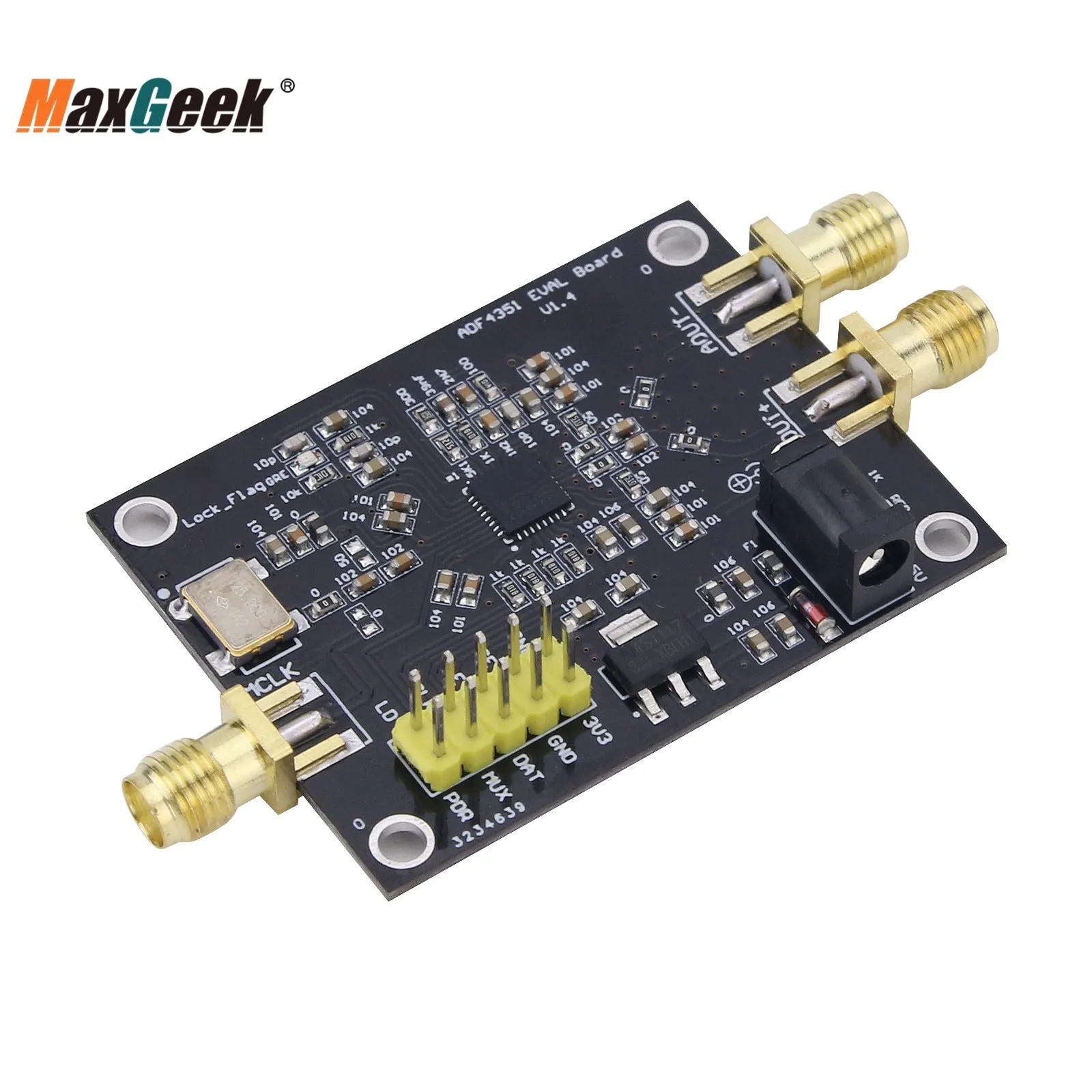 Maxgeek 35M-4.4GHz PLL RF Signal Source PLL Phase Locked Loop Frequency Synthesizer ADF4351 Development Board