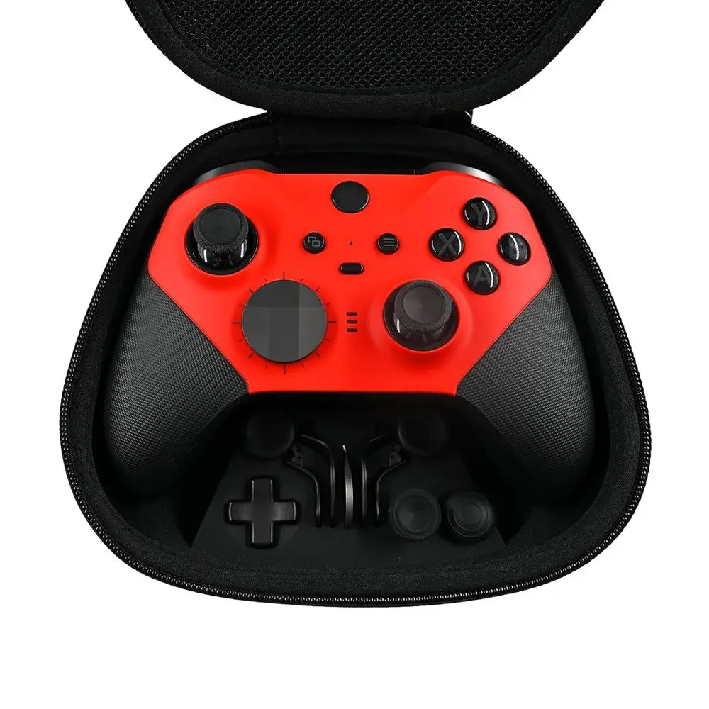 Custom Elite Series 2 Controller Vest - Red, Compatible Gamepad with Sensitive Touchpad, Gaming Controller for Series S/X, One,