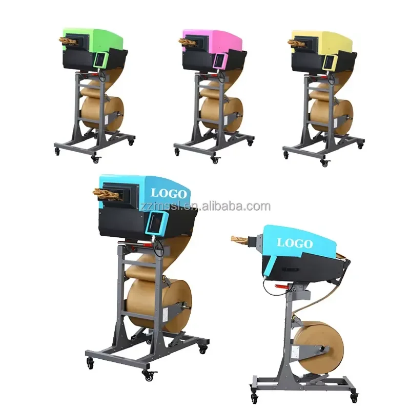 Factory Price Automatic Kraft Paper Pad Making Folding Machine Paper Cushion Machine Kraft Paper Pad Packaging Filling