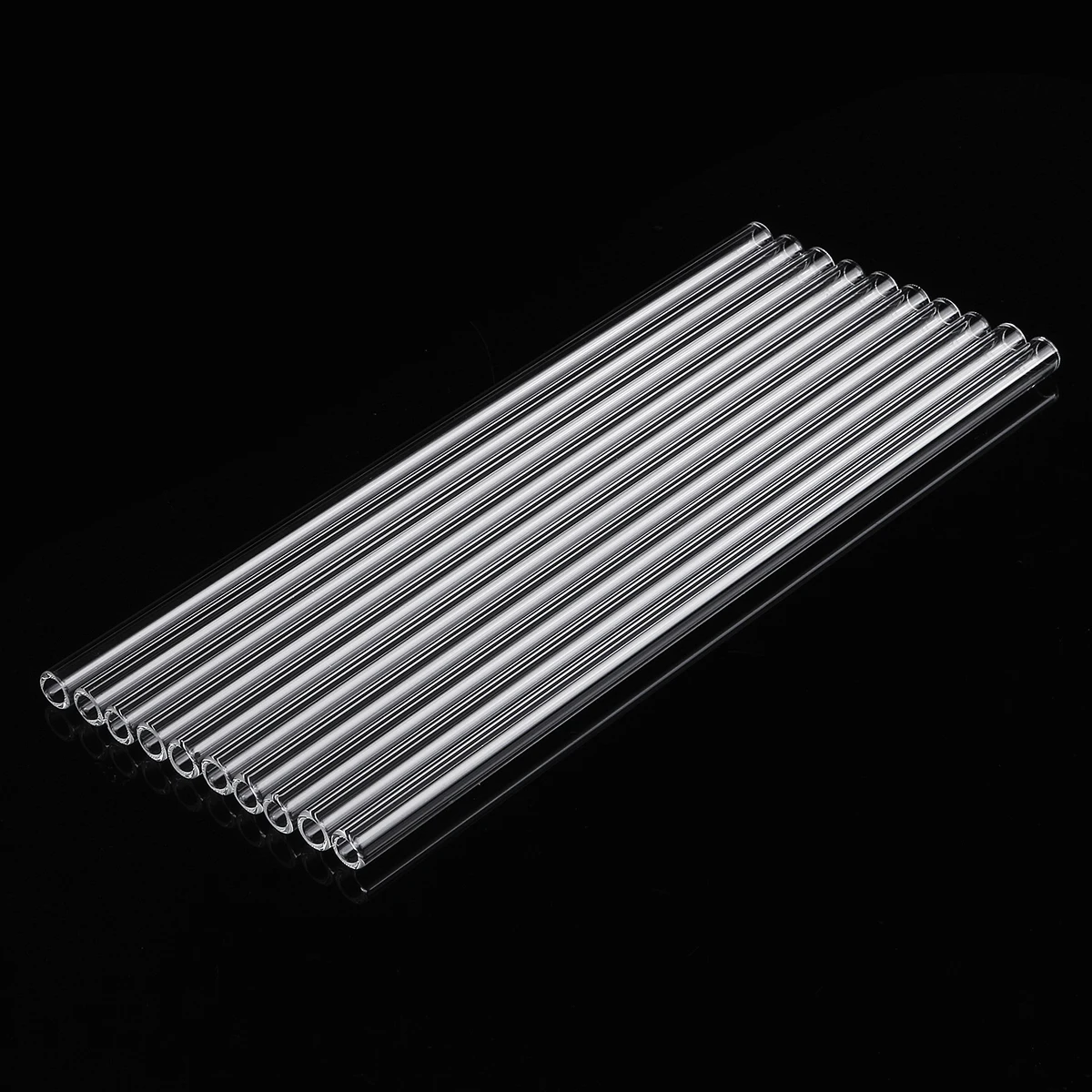 10Pcs/Set Blowing Tubes Non-one-time 200mm Long Thick Wall Laboratory Test Tube New Transparent Pyrex Glass School Lab Supplies