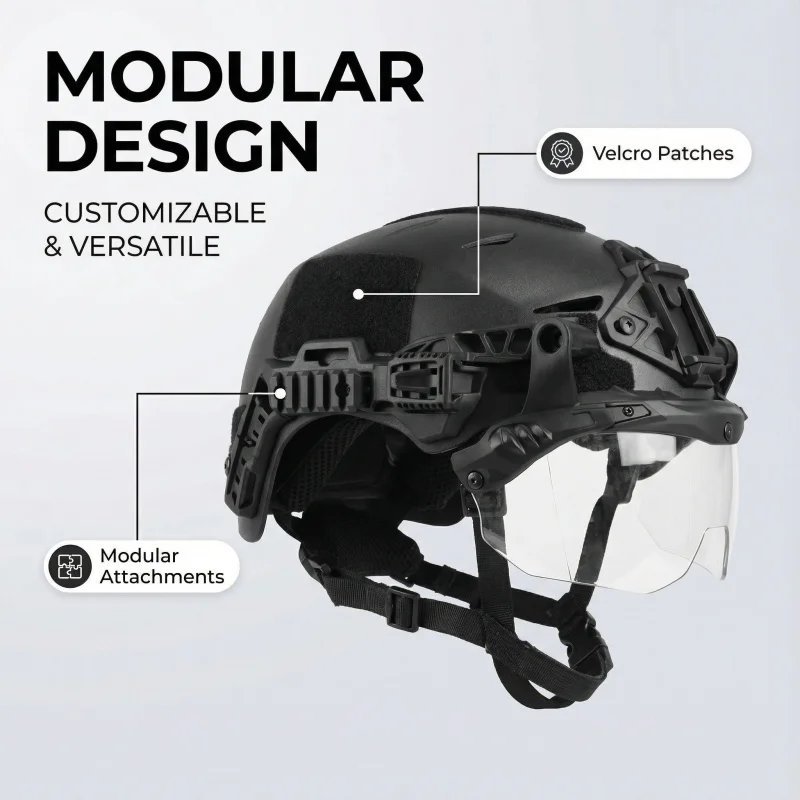 

Tactical Wendy 3.0 Helmet with Goggles ABS Shell adjustable Anti-fog PC Lens Airsoft Paintball Combat Protective Helmet