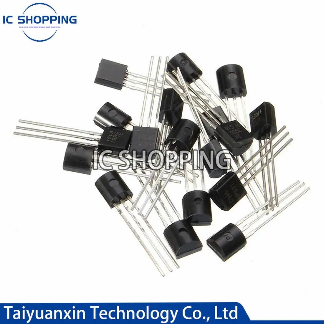 1000PCS 2N2222 2N2222A 2N2907 2N2907A 2N5401 2N5551 S8050 S8550 S9012 S9013 S9014 S9015 2N3904 2N3906 2N5401 2N5551 S9018 TO-92