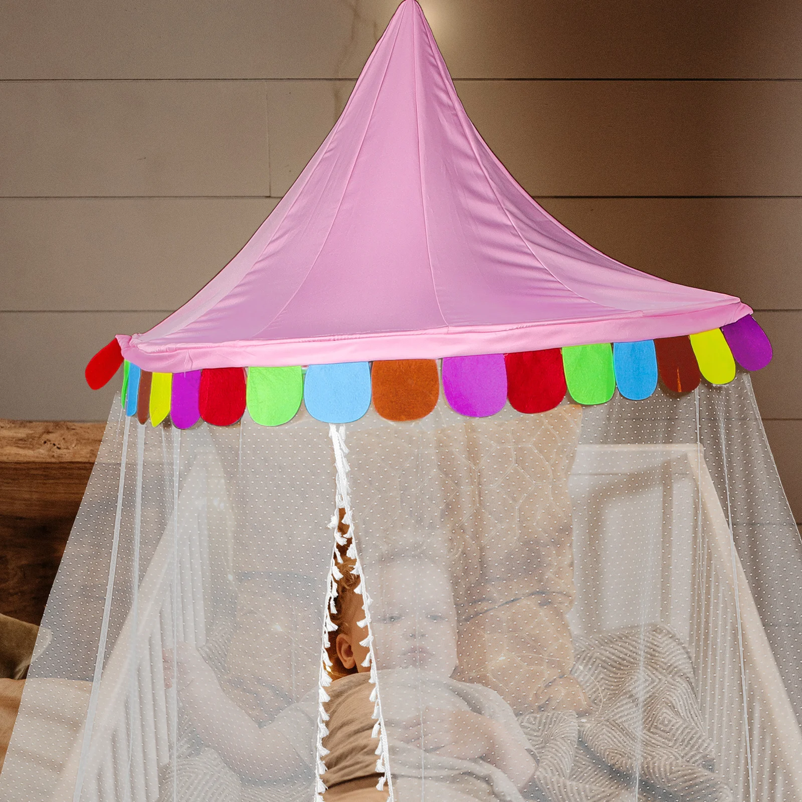 Para crianças cúpula jogar mosquiteiro crianças tendas dossel interior cama para crianças tenda da criança interior