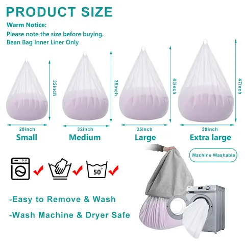 8 best sales बीन बैग कवर - №5