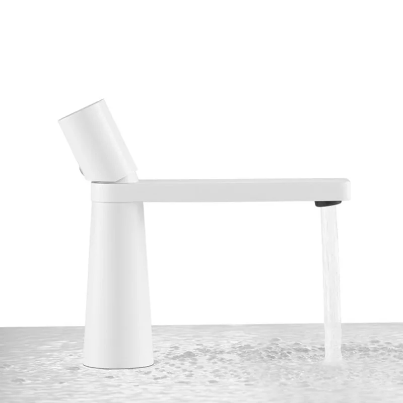 

German craft basin faucet white faucet bathroom personality