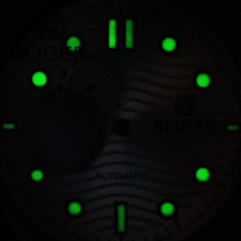 BLIGER NH37 NH39 Watch Dial 29mm Blue Black White Dial Green Luminous FIT 40mm /41mm/43mm Watch Case