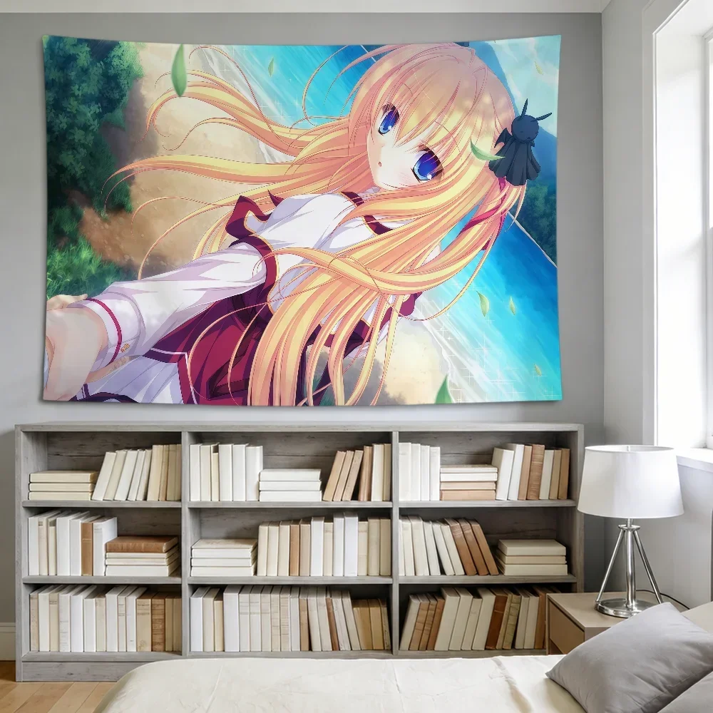 Anime Y2k Chibi Cute Sylvia Luna Infinitus Lunaris Filia Flag Room Dorm Hogar Bedside Living Room Wall Hanging Decor Banner Gift