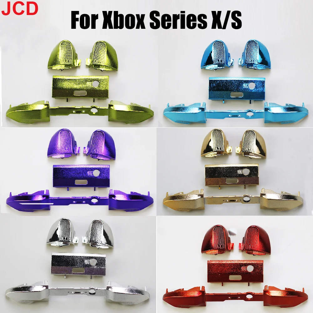 

1set Electroplated For Xbox Series X S XSX XSS Core Controller RB LB Bumper RT LT Trigger Button Middle Bar Holder Repair Parts