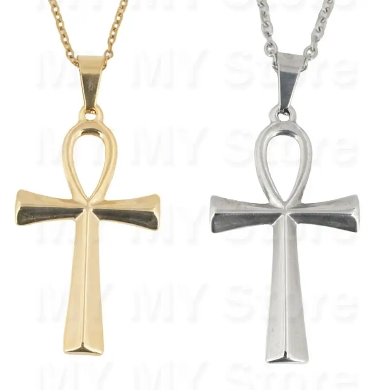 N1He Elegant Crosses Charm Kalung Aksesori Iman Kokoh untuk Pria dan Wanita