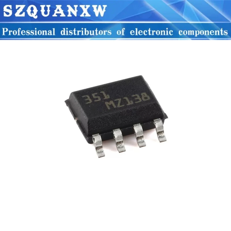 5pcs LF351 LF351DT SOP-8 351 SOP8 JFET Input Single OP Amp Chip Low Input Bias and Offset Current 15nV/sqrtHz 0.01%