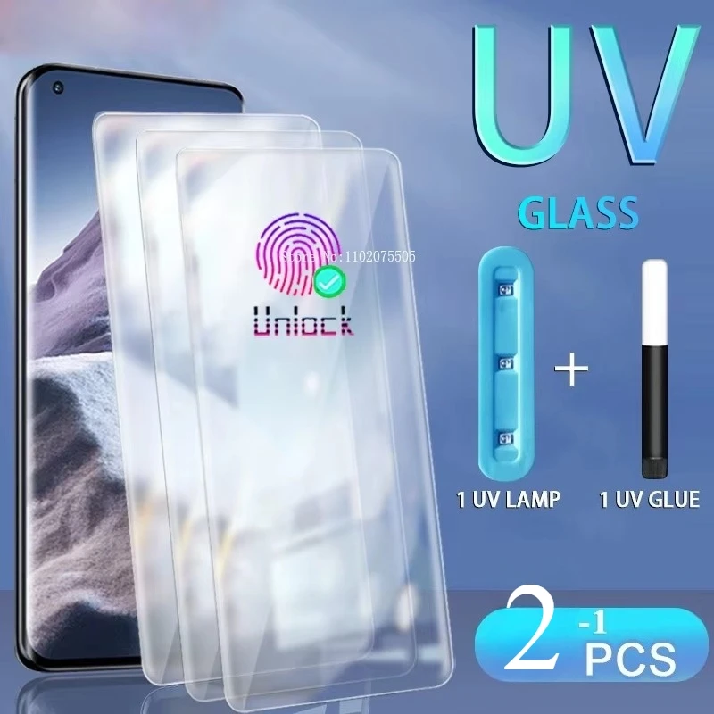 Szkło hartowane UV Liquid Full Glue Screen Protector dla Samsung S22 S23 Note 9 10 20 S10 S8 S9 Plus S21 S20 ULTRA