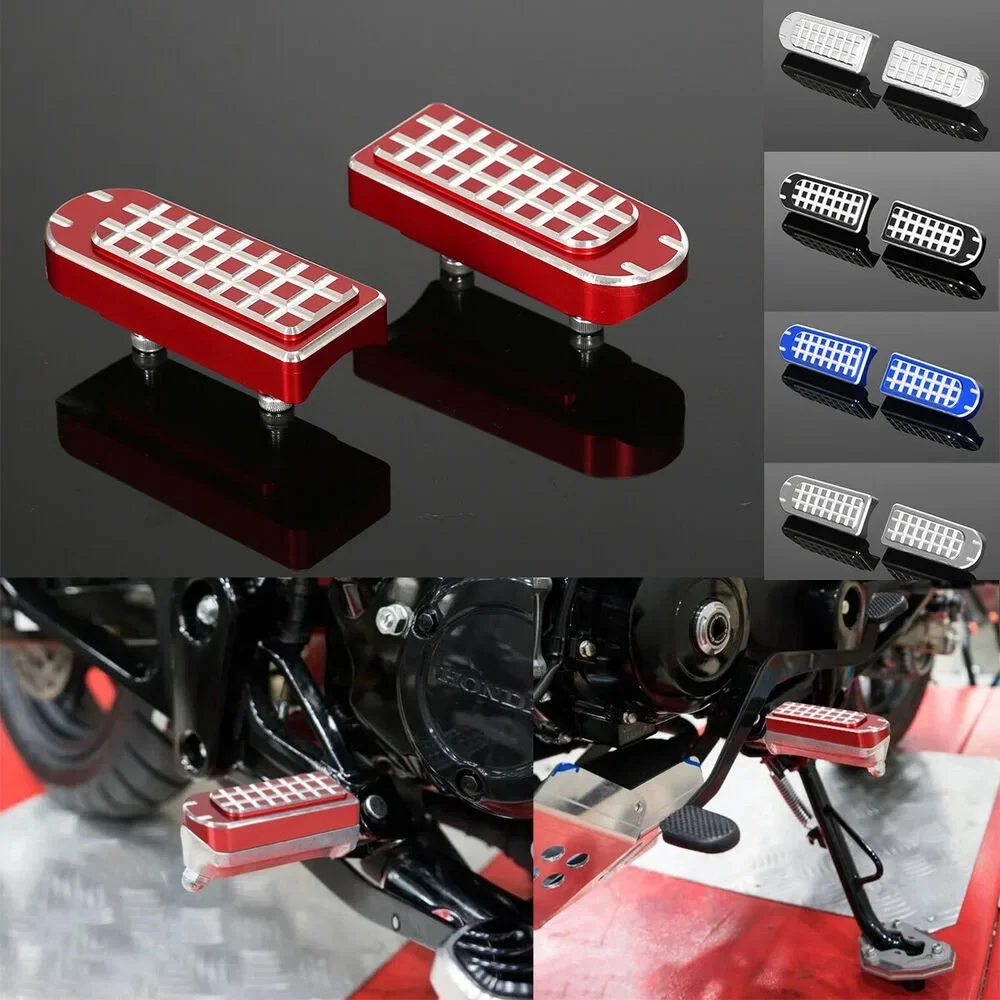 3D Front Rider Step Foot Rest Pedals Pegs Cover For Honda MONKEY 125 DAX 125 2018-2024