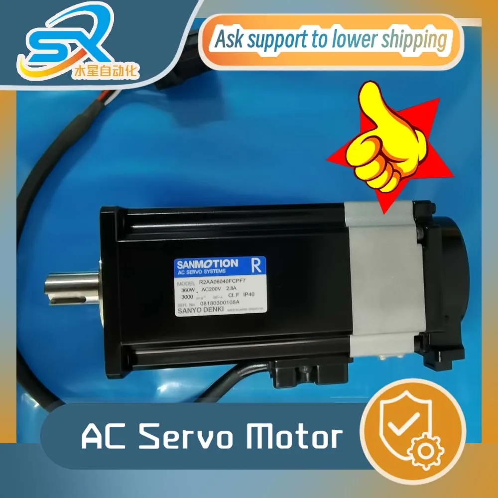 

100% TEST OK AC Servo Motor R2AA06040FCPF7 360w Provide Factory Inspection Video