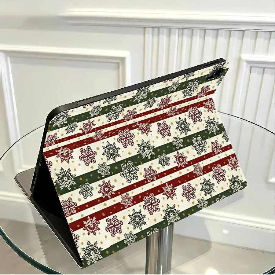Case for Xiaomi Pad 5 6 7 8 Pro Pad 6s Pro 7 Ultra Redmi Pad SE K Pad 8.8 9.7 12.4 Inch with Pencil Slot Snowflake Bow