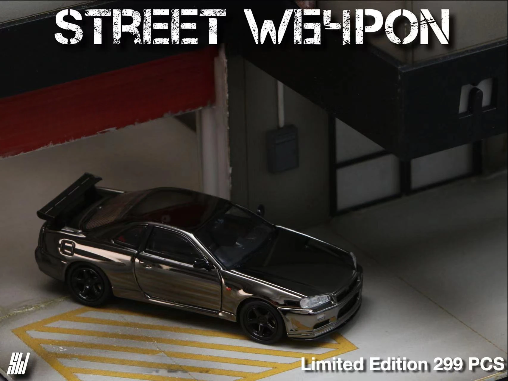 Street Weapon SW 1:64 V-SPEC-II Electroplated limited299 Model Car