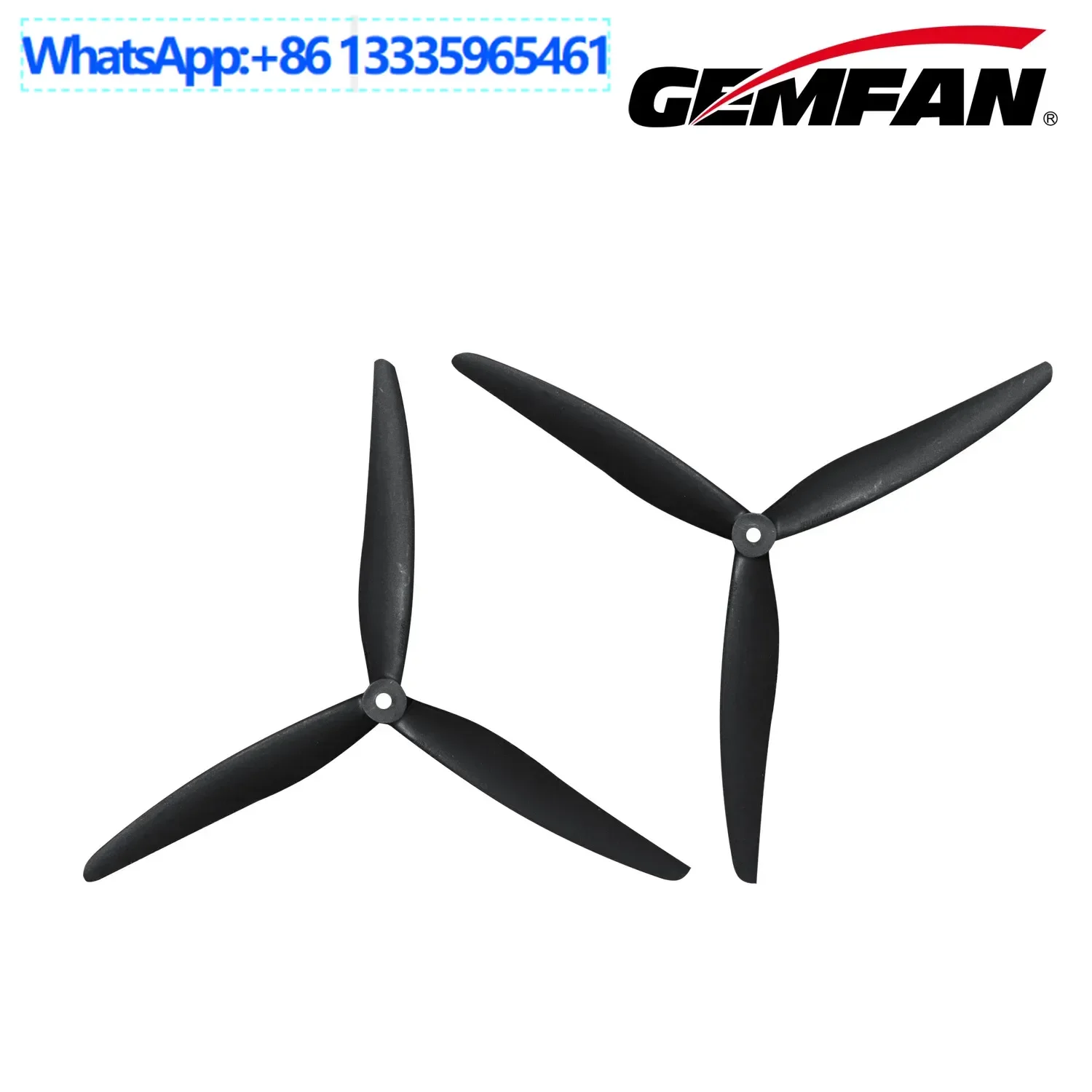 

2PAIR GEMFAN 1170-3 11 inch cross machine propeller, glass fiber nylon high load high tension