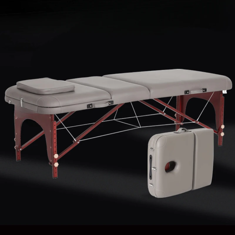 

Portable Beauty Massage Bed Folding Face Adjust Home Massage Table Physiotherapy Comfort Lit Pliant Salon Furniture RR50MB