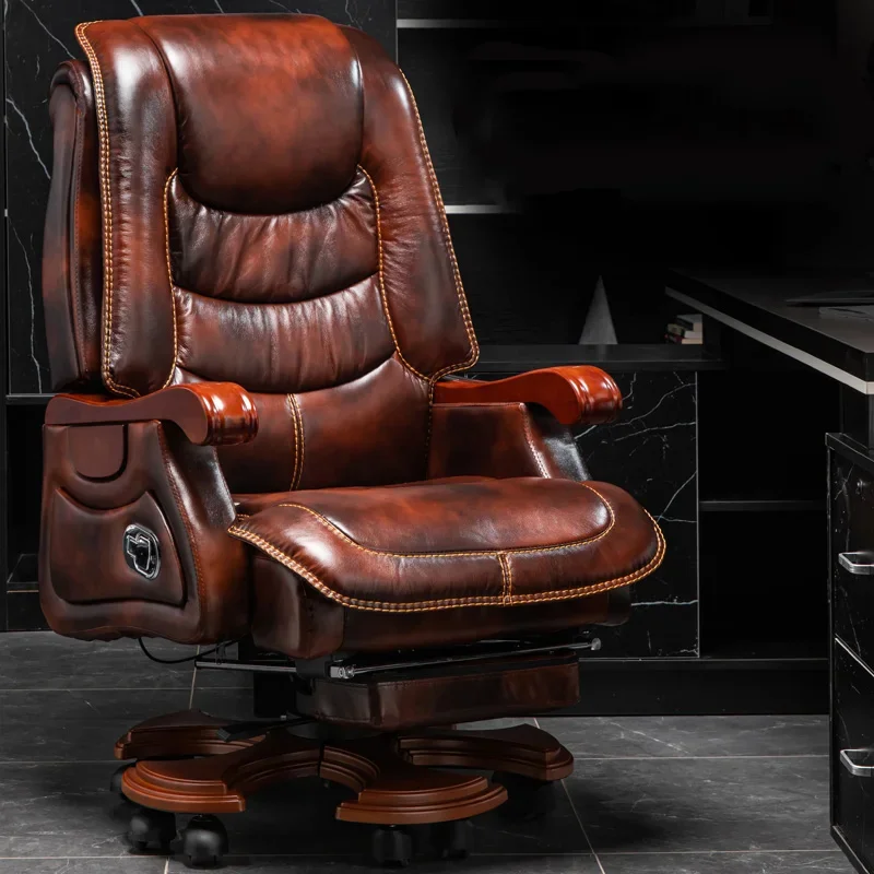 Luxury Mobile Office Chairs Computer Massage Desk Gaming Comfortable Leather Office Chairs Accent Cadeiras De Gamer Furnitures