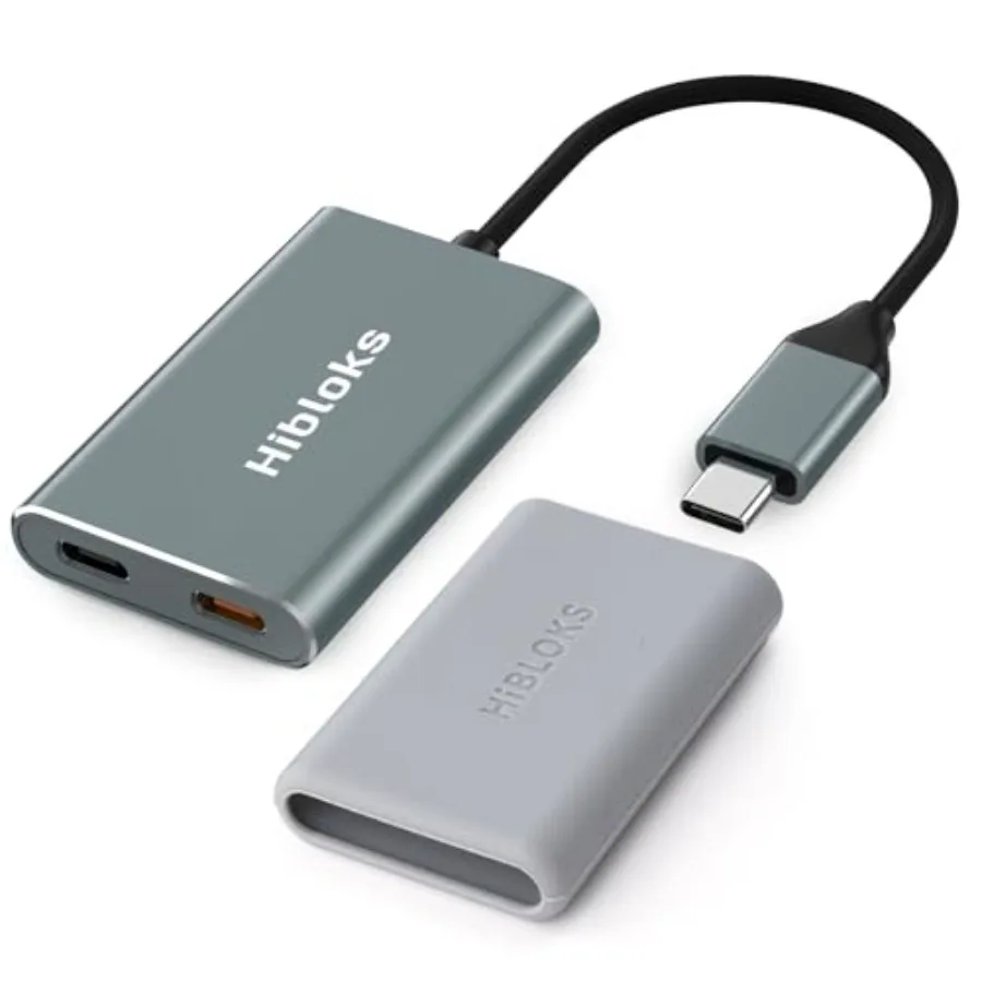 

Многофункциональный USB-C хаб BonFook HiBloks для AR-очков и зарядный адаптер 4K60Hz 65W с быстрой зарядкой для Switch 12, Rokid, Xreal, RayNeo, VITURE, i