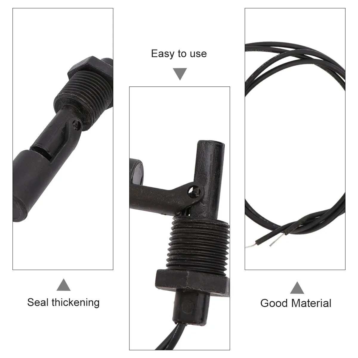 

4 pcs Water Level Switch Sensor Liquid Float Filtration Side Mount Fish Tank Purifier Horizontal Electrical Product