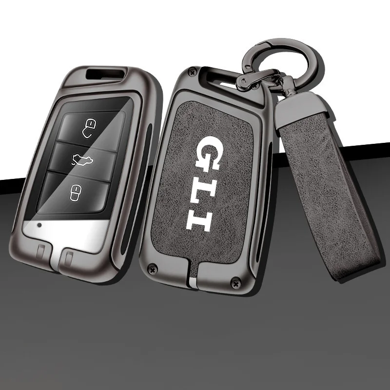 Zinc Alloy Car Remote Key Cover Case Holder Shell Fob For Volkswagen VW GLI Jetta MK4 MK5 MK6 MK7 GTD Car Accessory