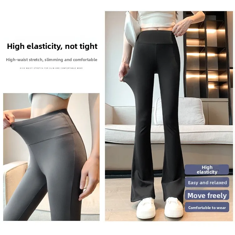 Hohe Taille Ausgestellte Arkskin Yoga Hosen Damen Basisschicht Hosen Oberbekleidung Sommer Lange Sonnenschutz Leggings