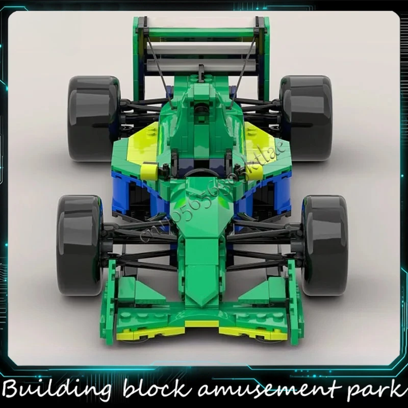 

MOC Custom Speed Competition Series 191 Racing Car Building Blocks Model DIY Creative Technology Bricks Toys Kid Festival Gifts