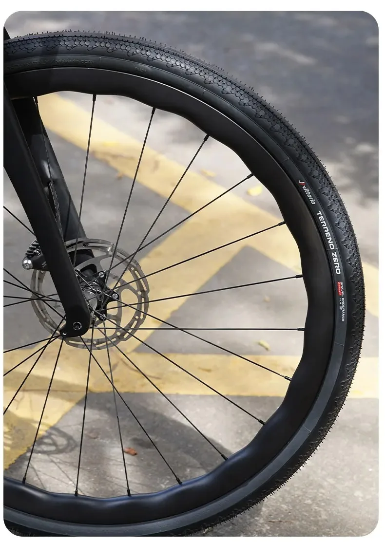 Vittoria TERRENO ZERO Rennrad Gravel Straßenreifen Fahrrad Tubeless Hardpack Reifen 700x37C 700x40C Rennrad faltbare Reifen – Detail 17