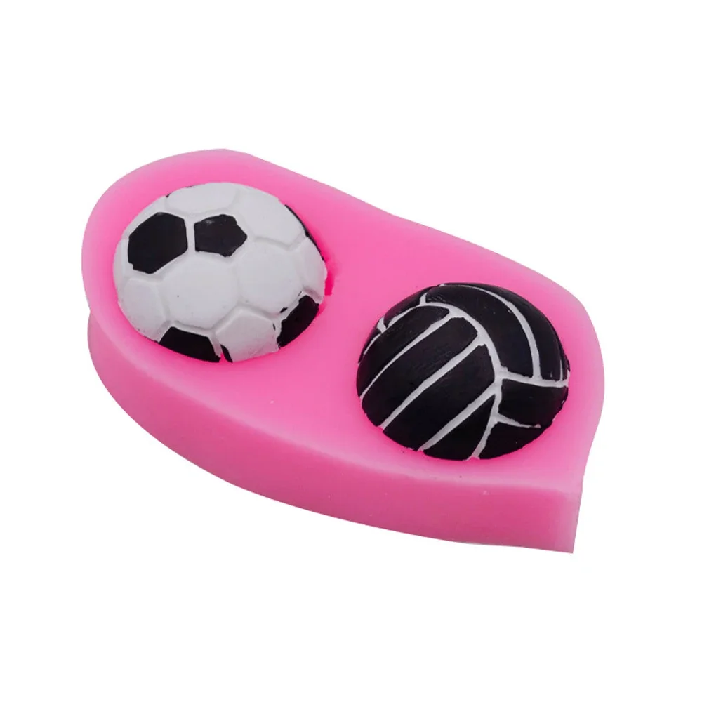 Basketball Baseball Volleyball Football Silicone Mold Sugarcraft Cupcake Baking Mold Fondant Cake Decorating Tools