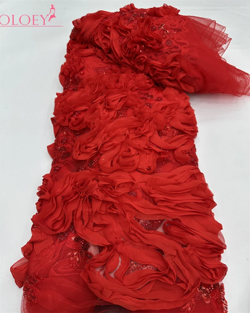 

Роскошная нигерийская африканская кружевная ткань с бисером, высокое качество, вышивка блестками, африканская французская кружевная ткань для шитья платья