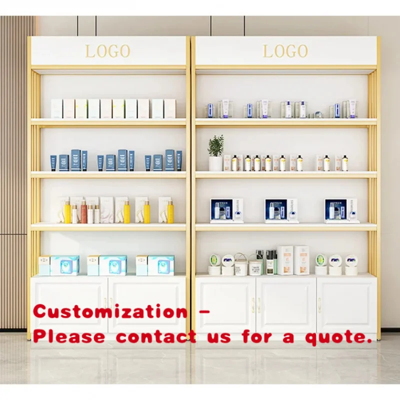 custom.Multi-Layer Nail Art Storage Cabinet Display Rack Beauty Salon Cosmetics Shelf Display Supermarket Sh