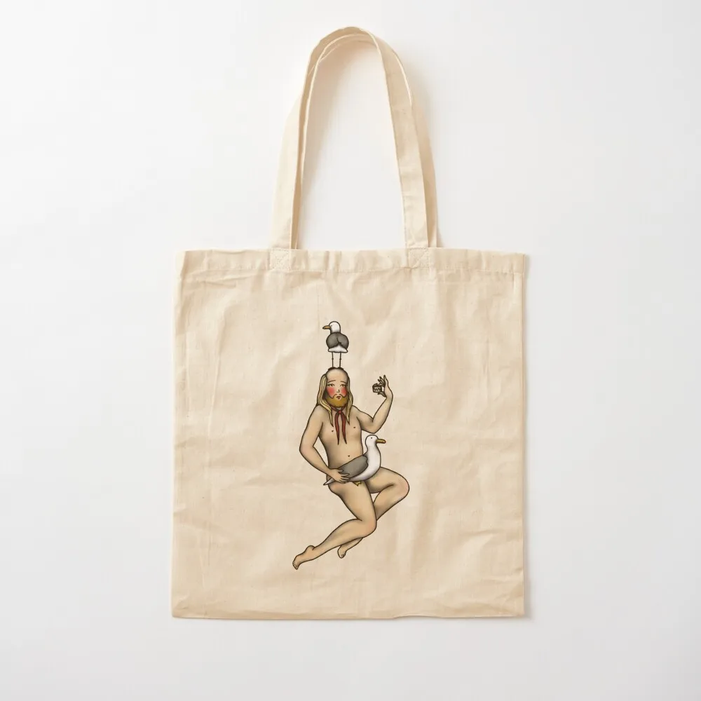 Buttons Vintage Pin-up Tattoo Tote Bag Portable shopping bag the tote bag Gift bags Canvas Tote