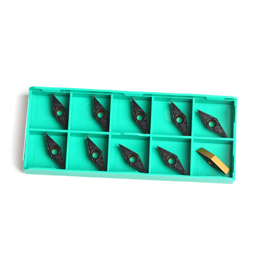 VCMT110304 TM VCMT110308 TM NK8125 CNC lathe highquality two-color coating turning tool Carbide Cutting Tool High hardness blade