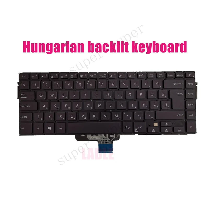 

SSS+ Hungarian Backlit keyboard for Asus K510U/K510UA/K510UF/K510UN/K510UQ/K510UR