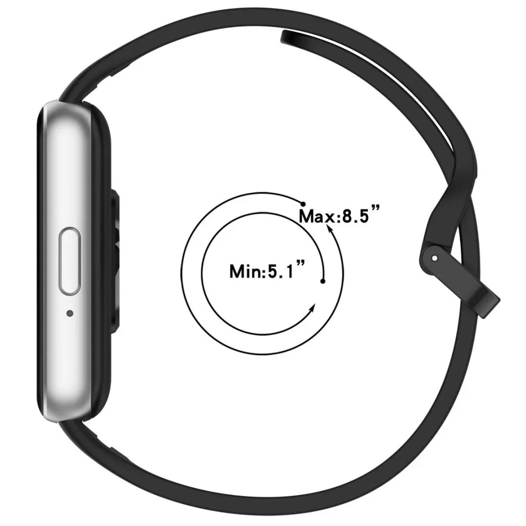 Сменный силиконовый ремешок для смарт-часов Samsung Galaxy Fit3 (SM-R390)