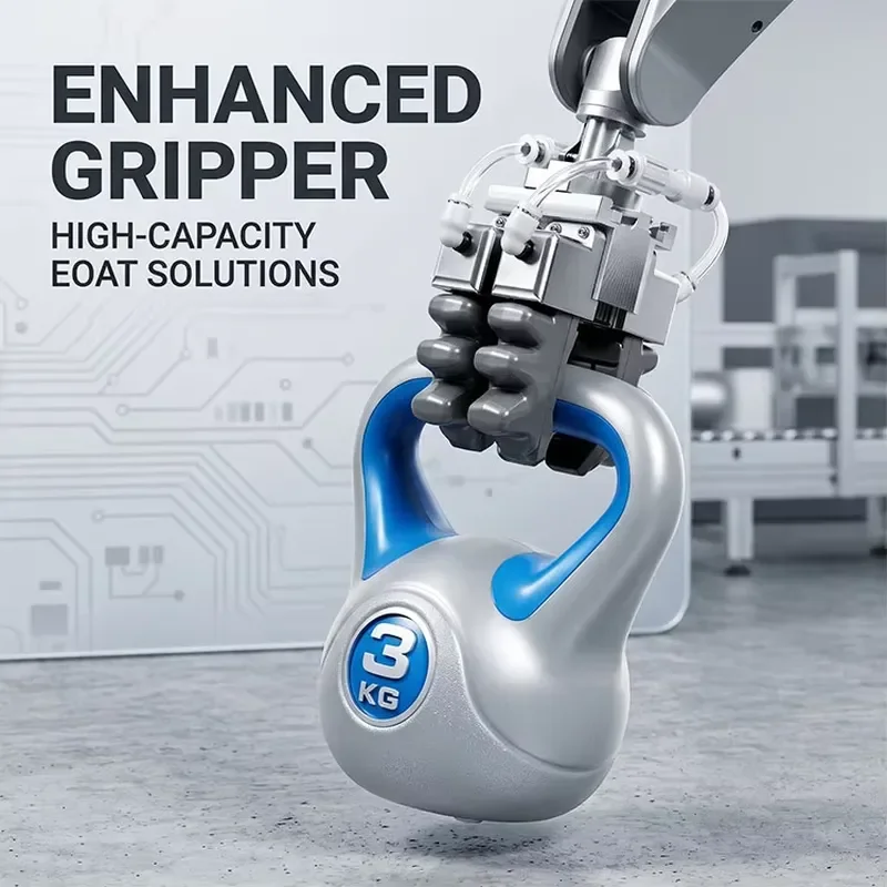 Enhanced flexible finger clamp for grasping, fixing and clamping at breakthrough point of autonomous robot