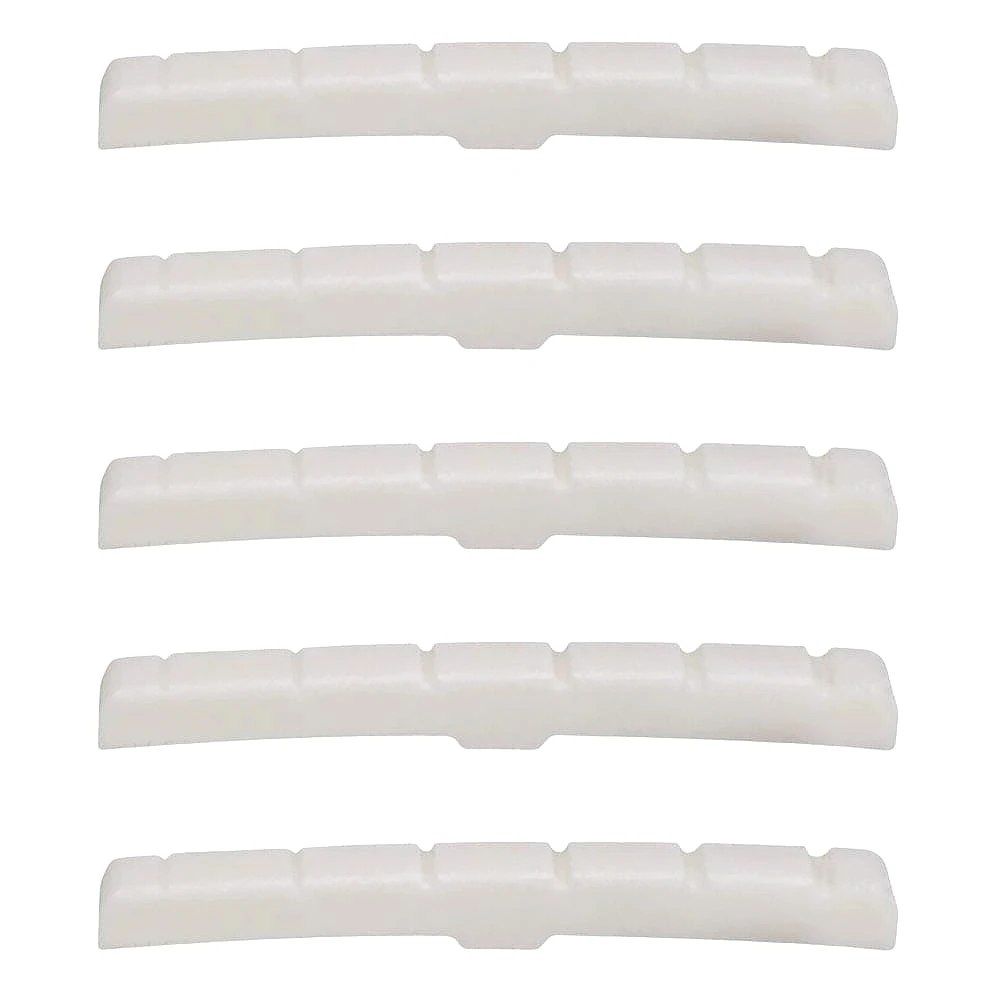 

5 шт. костяных нутов для гитар Fender Strat Tele с радиусированной нижней кромкой, 43 мм