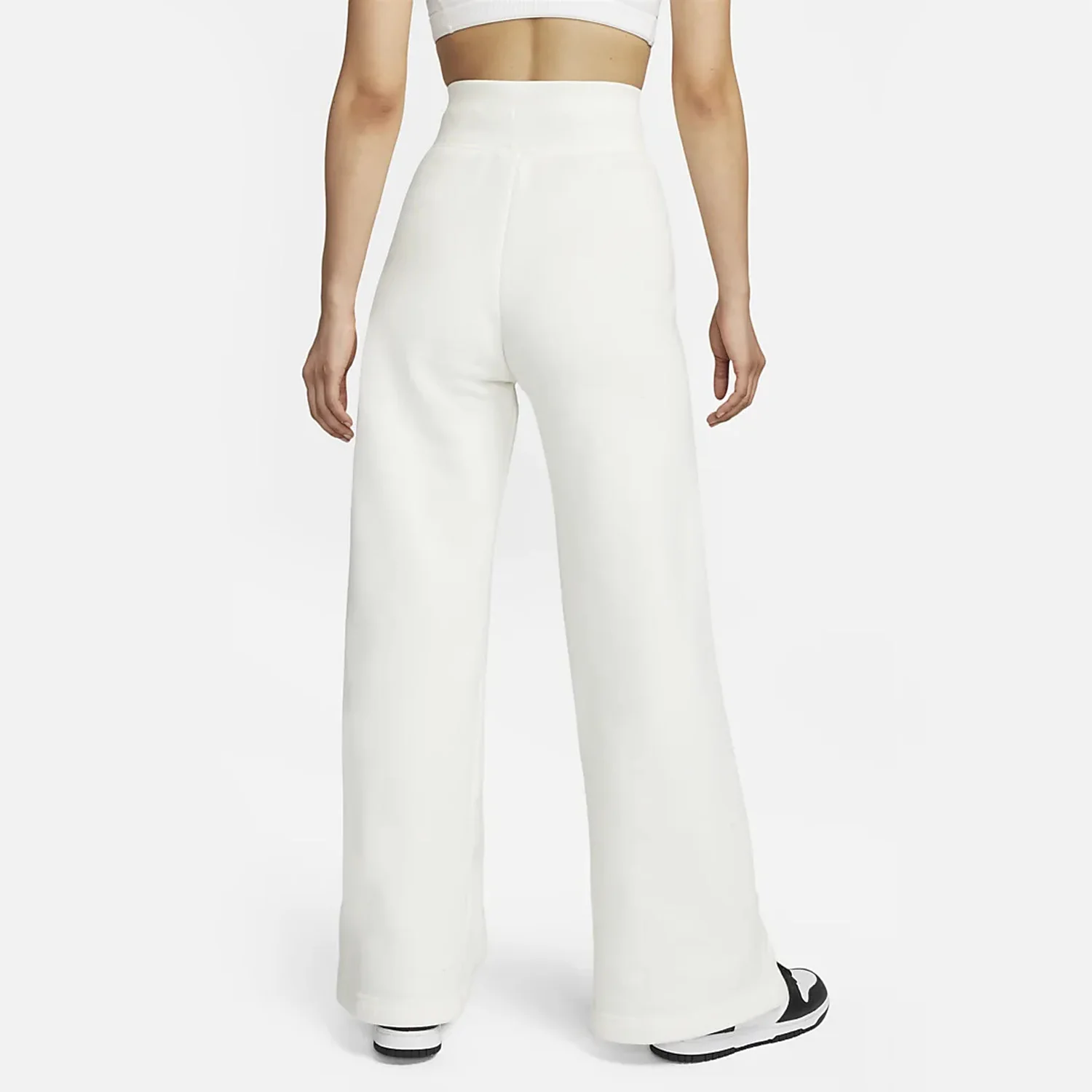 سراويل نايك النسائية الأصلية المريحة ذات الخصر المربوطة الرياضية المستقيمة ذات الساق الواسعة DQ5616-133