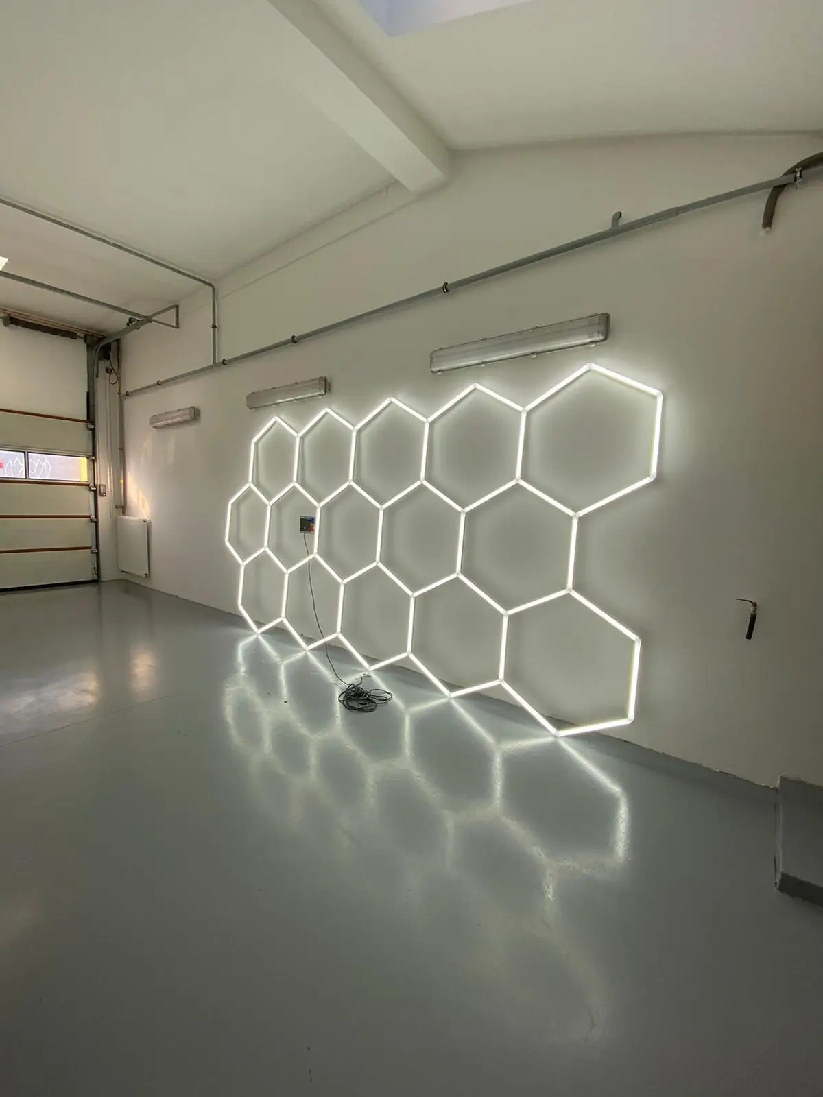 Éclairage LED hexagonal professionnel, 3x4M, Auto-Performance, personnalisé, connexion en une étape, lumière de détail automatique