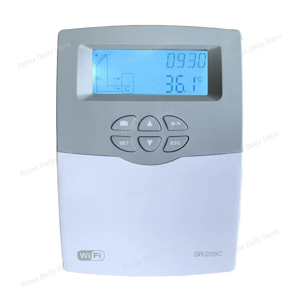 SR208C Solar Water Heater Intelligent Control Instrument, Household Water‑Filling Temperature & water Level Display Controller